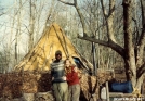 Tipi Walter and Willow at the Lodge