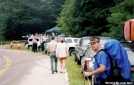 Randall Arriving at the Grand Opening by Tipi Walter in Benton MacKaye Trail