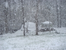 Late March Snowfall 2008 by Tipi Walter in Tent camping