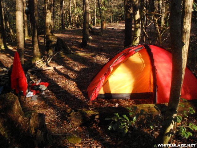 The Red Hilleberg Staika Tent