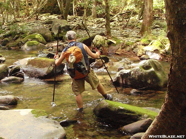 Medicine Man Crossing The Slickrock