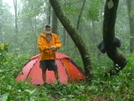 Camped On State Line Ridge At Moss Gap by Tipi Walter in Tent camping