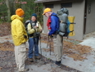 Rick, Regina And Don by Tipi Walter in Thru - Hikers