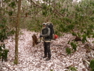 Snow On The 16th Day Of The Trip by Tipi Walter in Views in North Carolina & Tennessee