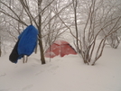 Another Morning Dawns So Hang Your Bag by Tipi Walter in Tent camping