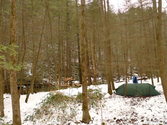 Camping Near The Bottom Of The South Fork Trail