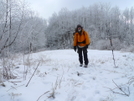 Leaving Flats Mountain In The Snow