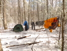 Long Branch Camp With Drying Gear