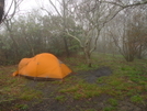 Hangover Mountain In The Rain by Tipi Walter in Tent camping