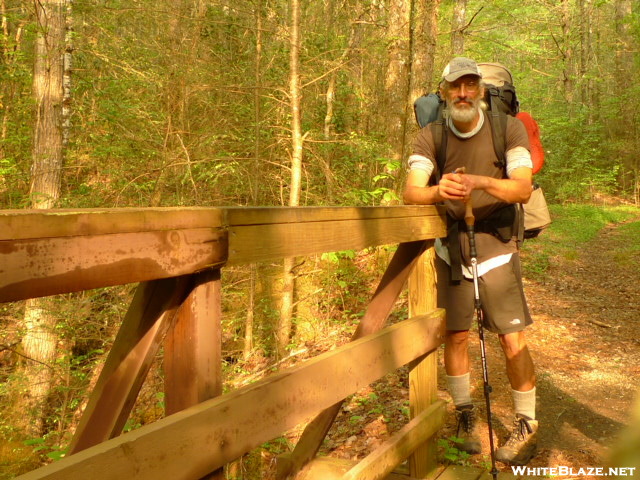 Uncle Flaccid At The North Fork Footbridge