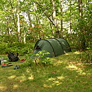 Keron Tent in Crowder Camp