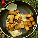 Fried Tofu and Goat Cheese