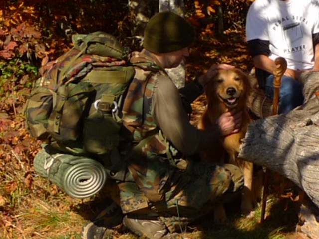 Hootyhoo On Gorak Hill in Full Gear