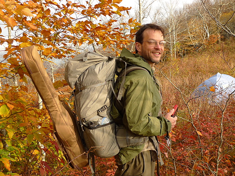 Patman with His Backpacking Guitar