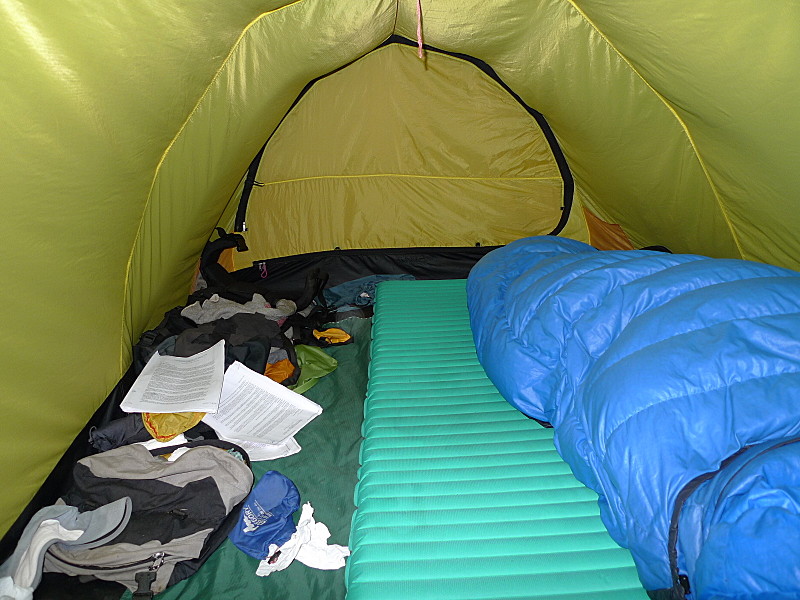 Inside the Hilleberg Keron Tent