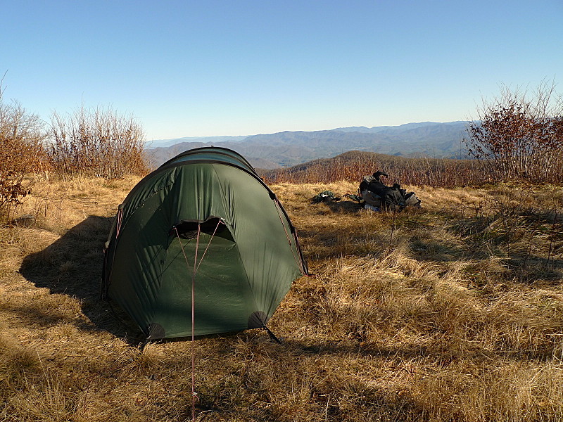 Hilleberg On Hangover Mountain On Day 16