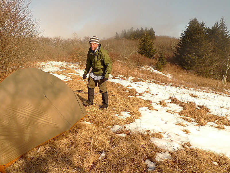 Patman Sets Up Camp at 5,300 Feet