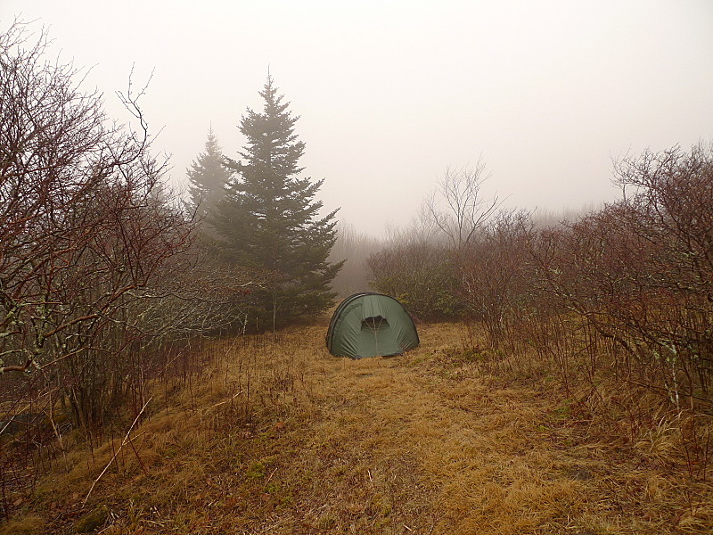 Camping On Hooper Bald