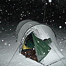 What Better Place To Get Snow Than At Snow Camp Near Cherry Log Gap?? by Tipi Walter in Tent camping