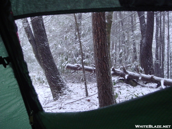 Snow View From Tent/mar08