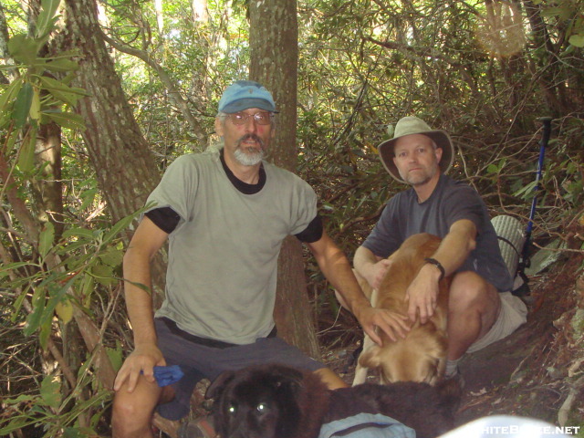 Tipi And Hootyho With Dog Rooty