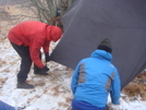 Windstorm Hits The Tarp by Tipi Walter in Views in North Carolina & Tennessee