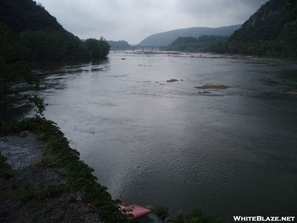 Potomac River at Harpers Ferry, mile 1009