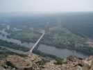 view of Lehigh Gap from AT, mile 1242 by EarlyBird2007 in Views in Maryland & Pennsylvania