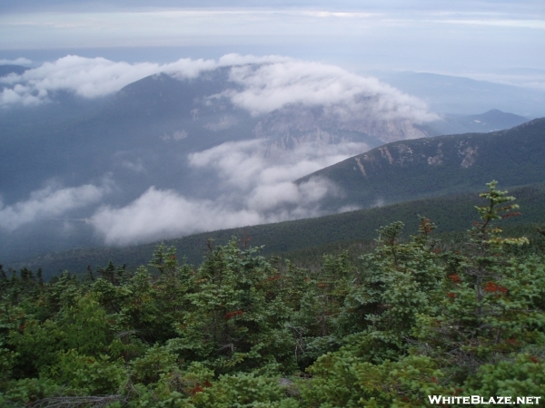 view from Franconia Ridge, mile 1804