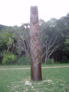 Maori Statue At Ship Cove