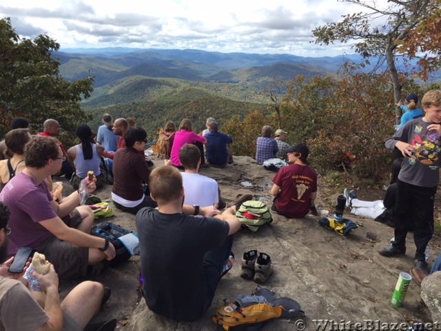 Busy day on Blood Mt