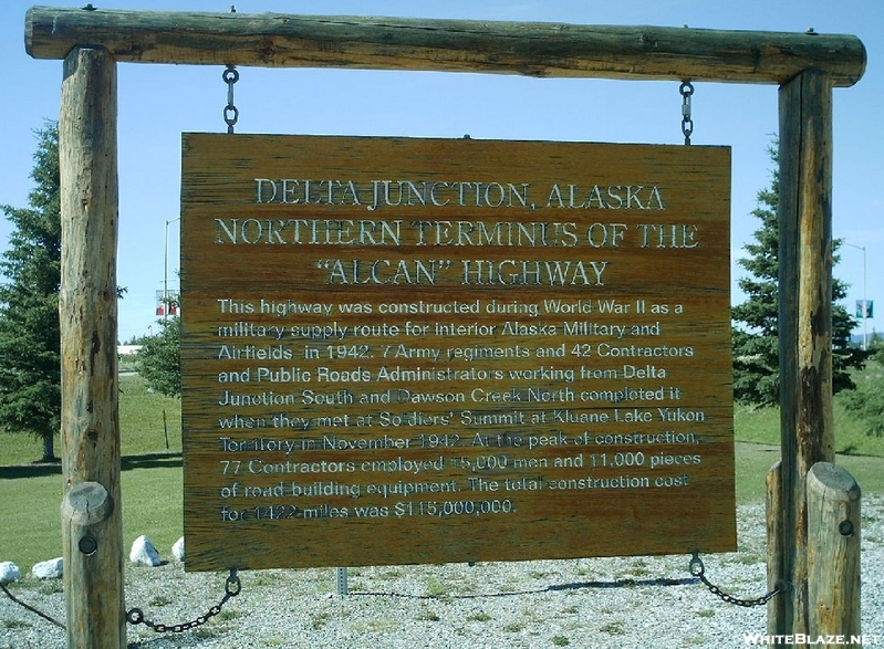 Alaska 2008 - Delta Junction Sign