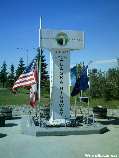 Alaska 2008 - Alaskan Highway Northern Terminus