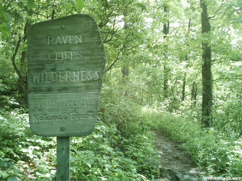 Raven Cliffs Wilderness Sign