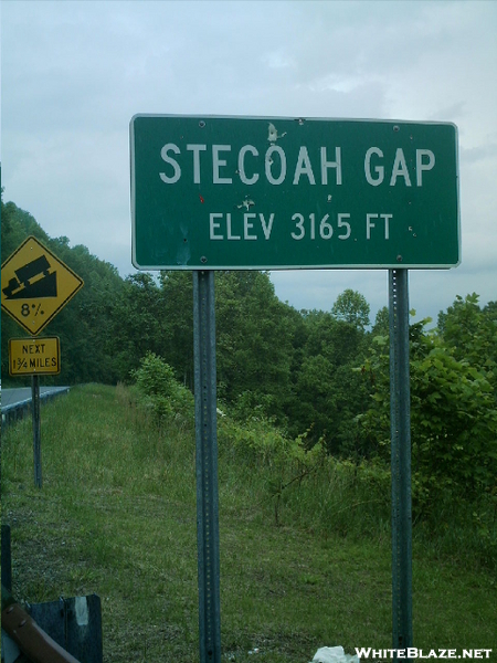 Stecoah Gap Sign