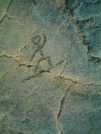 Surfer Dude Petroglyph by camojack in Special Points of Interest