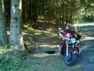 Harley Waiting At Furnace Hill Road In Cheshire, Ma by camojack in Trail and Blazes in Massachusetts