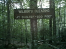 Sign At Wilbur's Clearing Shelter by camojack in Trail and Blazes in Massachusetts