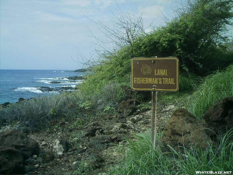 Lanai 2010 - Fisherman's Trail Sign