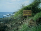 Lanai 2010 - Fisherman's Trail Sign