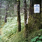 Spruce Island, Alaska - no hunting sign by trail back from Mt. Herman by camojack in Special Points of Interest