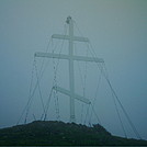 Spruce Island, Alaska - Russian Orthodox cross at Mt. Herman summit