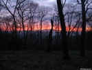 Morning at Siler Bald shelter