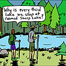 Sheep Lake by attroll in Boots McFarland cartoons