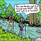 Creek side by attroll in Boots McFarland cartoons