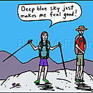 Deep blue by attroll in Boots McFarland cartoons