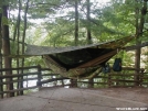 HH, SG camo tarp, KAQ, Lake James State Park