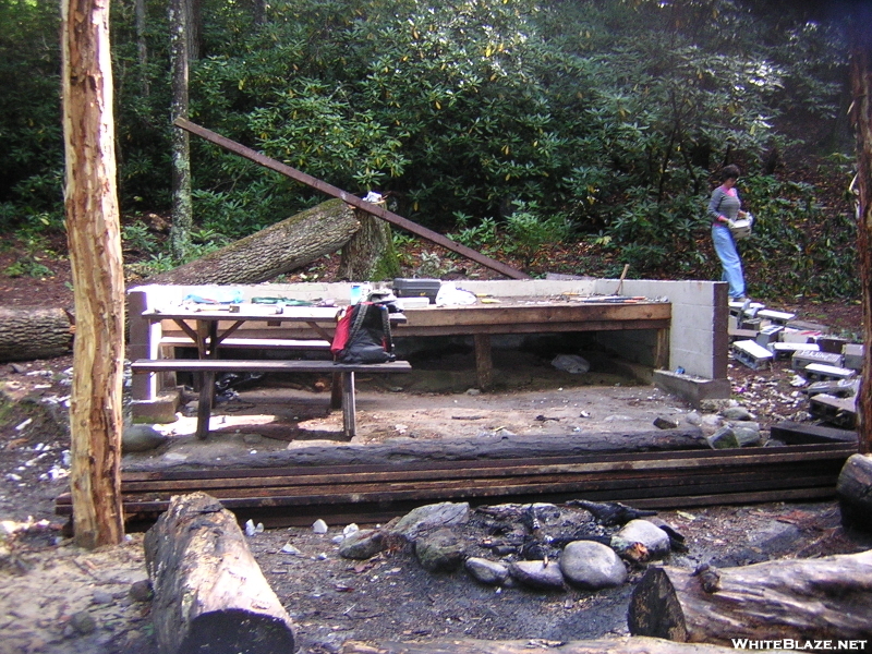 Curley Maple Gap Shelter, TN, 10/1/10