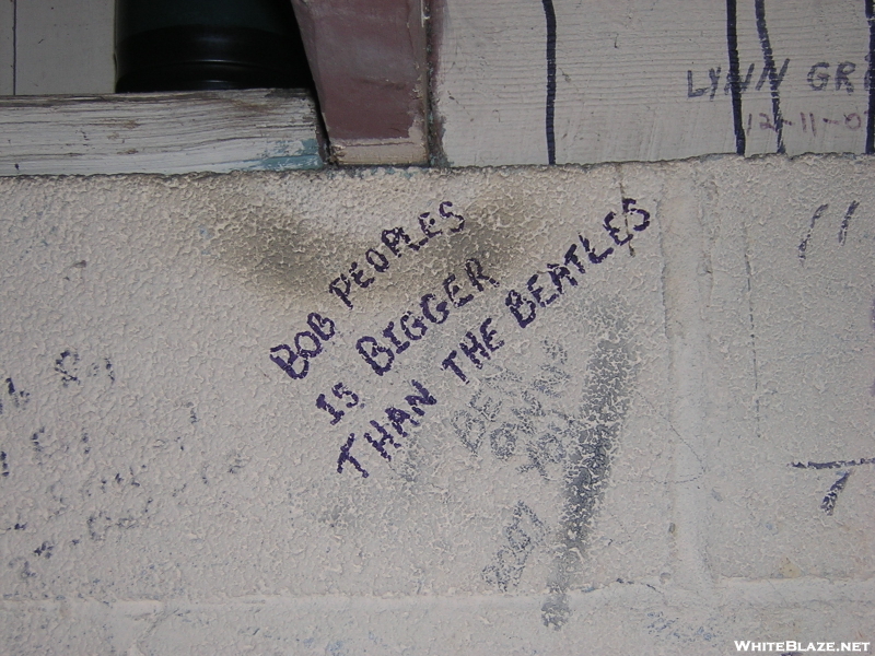 Graffiti At Double Springs Shelter, TN 5/9/11