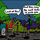 Take with you by attroll in Boots McFarland cartoons